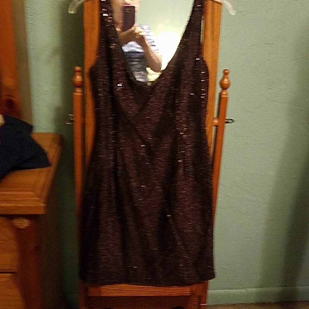 Very fancy sexy sparkle dead with a matching shawl